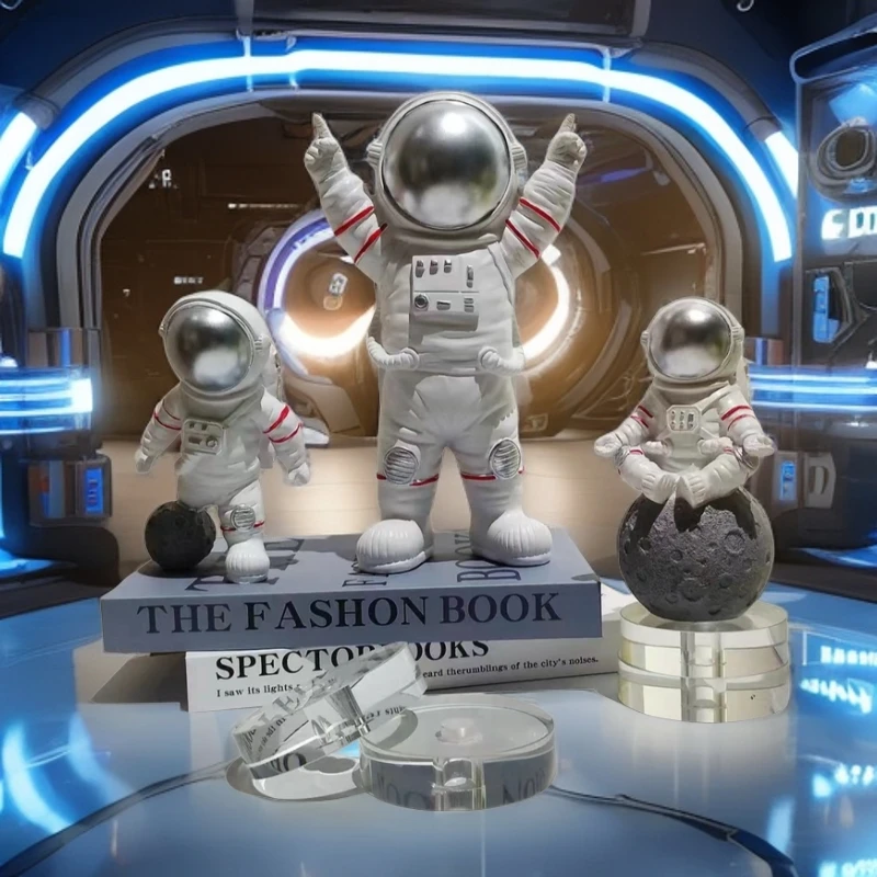 创意宇航员摆件现代客厅电视柜儿童房桌面生日礼物