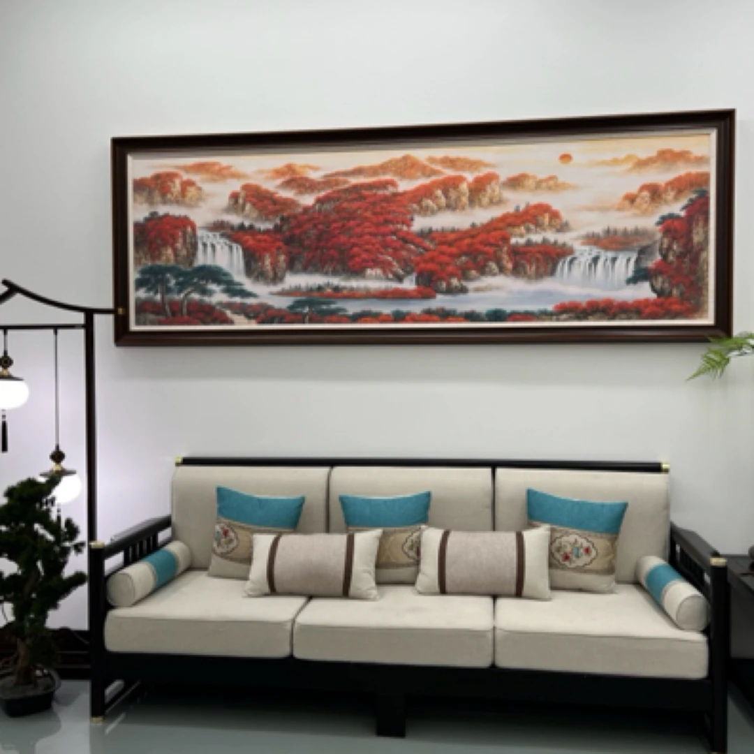 『鸿运当头』86*216装饰画