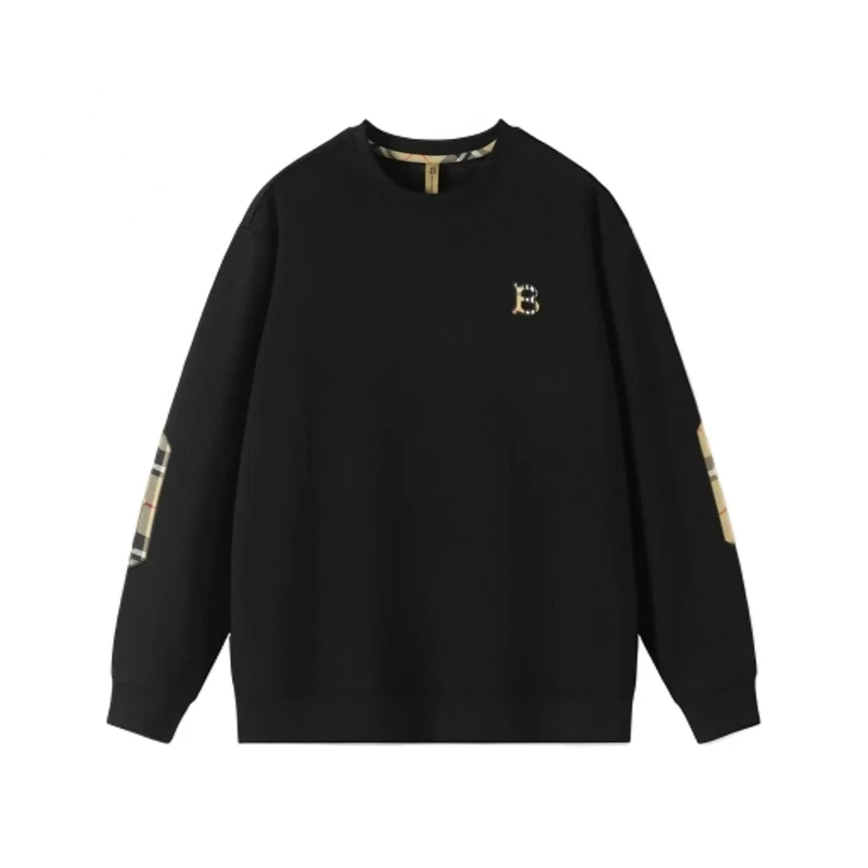 9901#黑【木兮兮专属】2024年秋冬季气质显瘦情侣时尚百搭圆领卫衣