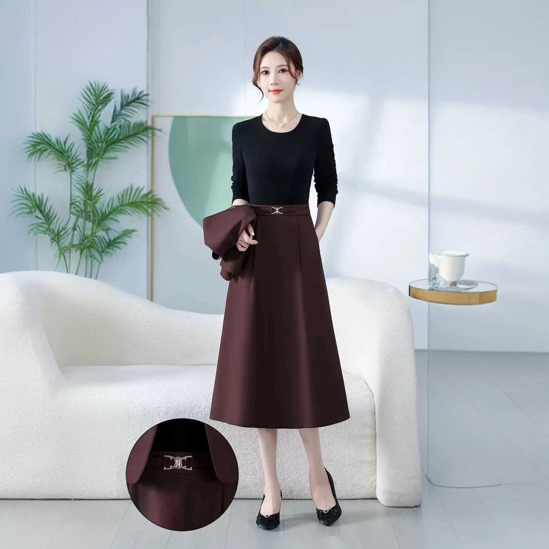 8810#【木兮兮专属】2024年秋冬季新款气质显瘦百搭时尚减龄套装