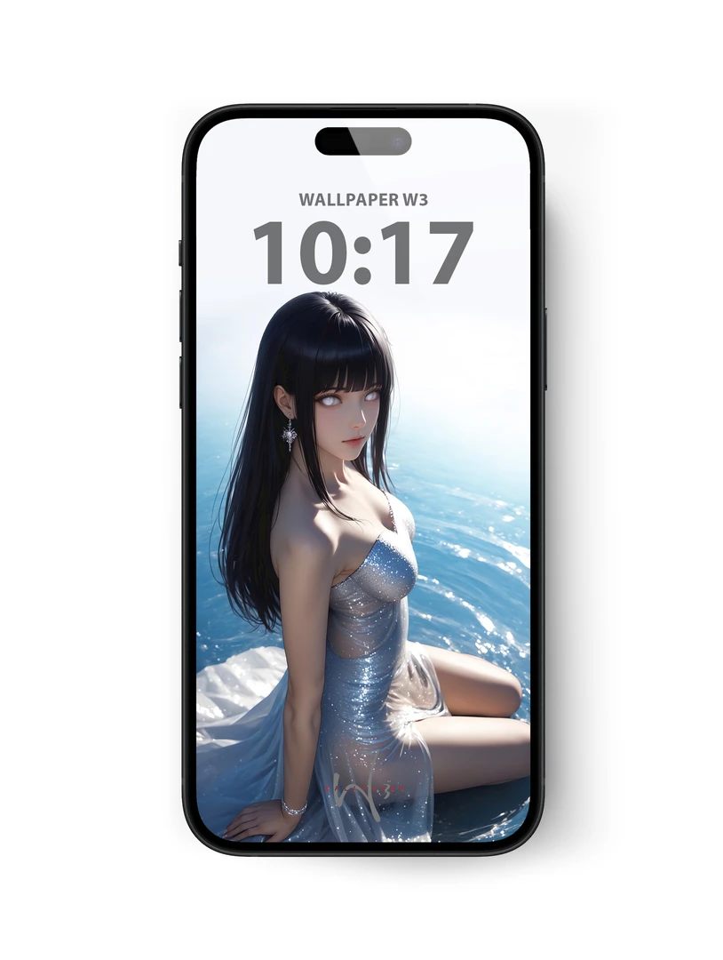 原创壁纸 火影 日向雏田 壁纸套组 013  高清手机壁纸