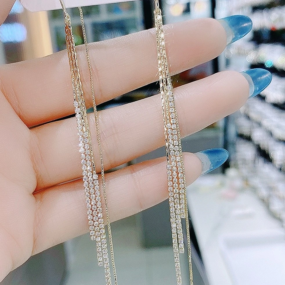 XINGHUOSHISHANG/星火时尚 铜合金合成锆石耳饰 219-气质简约精致