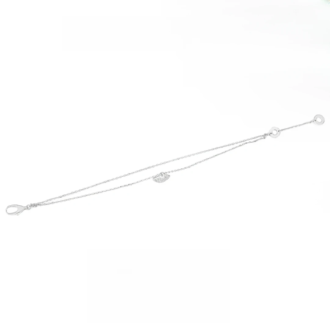 合金手链 【双层裙子手链】G113257百搭轻奢时尚小众镶嵌高级设计师