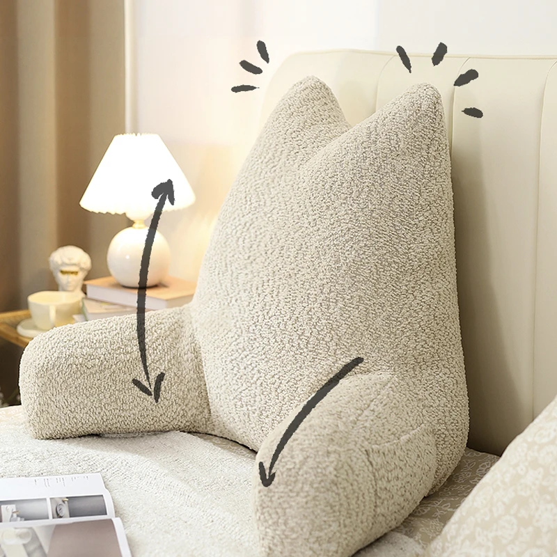 床头久坐护腰靠枕沙发卧室飘窗看书床上护颈靠背床头床头靠背垫