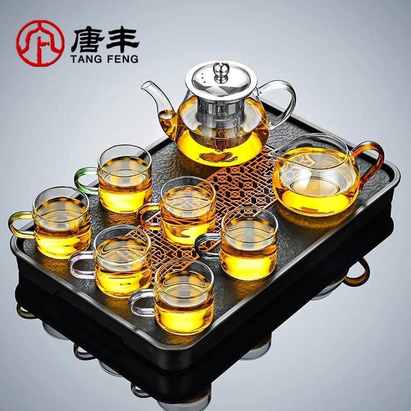 唐丰玻璃茶具家用功夫茶杯红茶泡茶壶现代2025新款全套泡茶神器