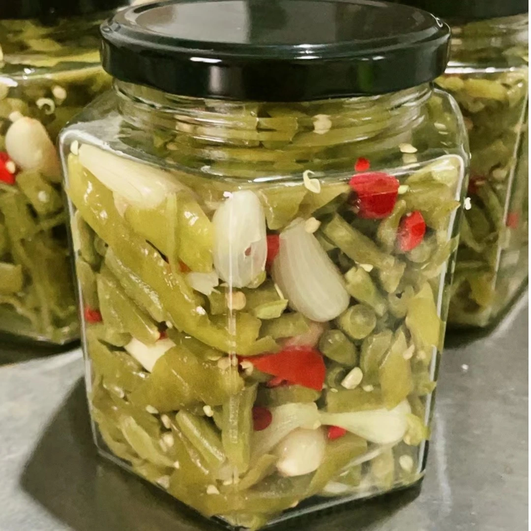 罗田腌菜纯手工下饭菜 萝卜丝腌咸菜豇豆辣椒峨嵋豆瓶装750g包邮
