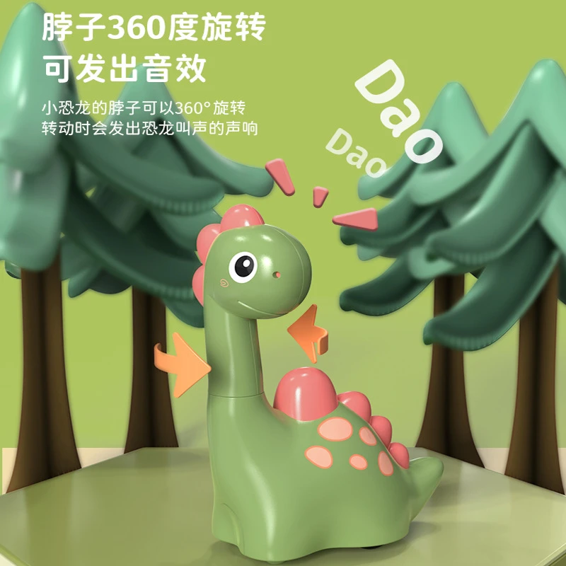 卡通恐龙小腕龙按压恐龙玩具回力玩具车儿童幼儿园礼物小礼品玩具