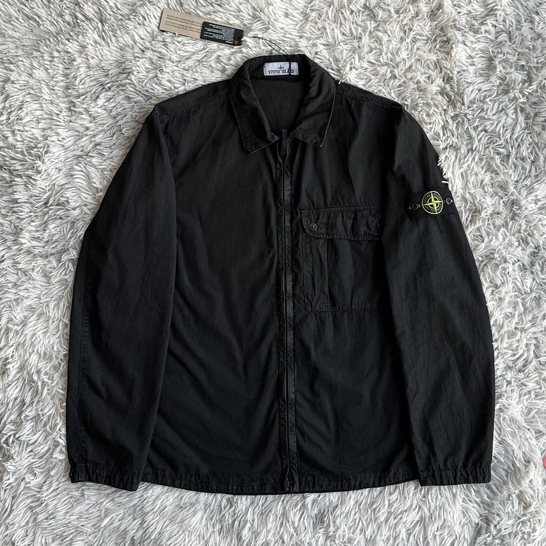 全新带吊Stone Island石头岛水洗单口袋夹克 薄款 24新款 专柜4k