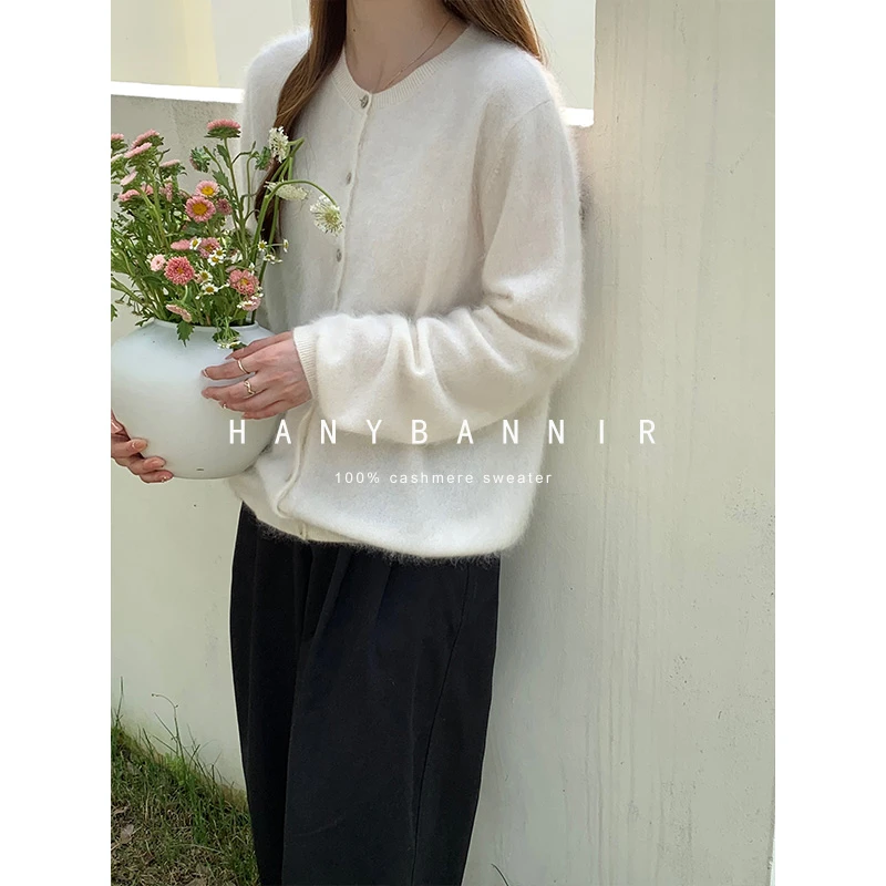 【怜冬随绪】100山羊绒拉绒 小香风女士外套SYR120