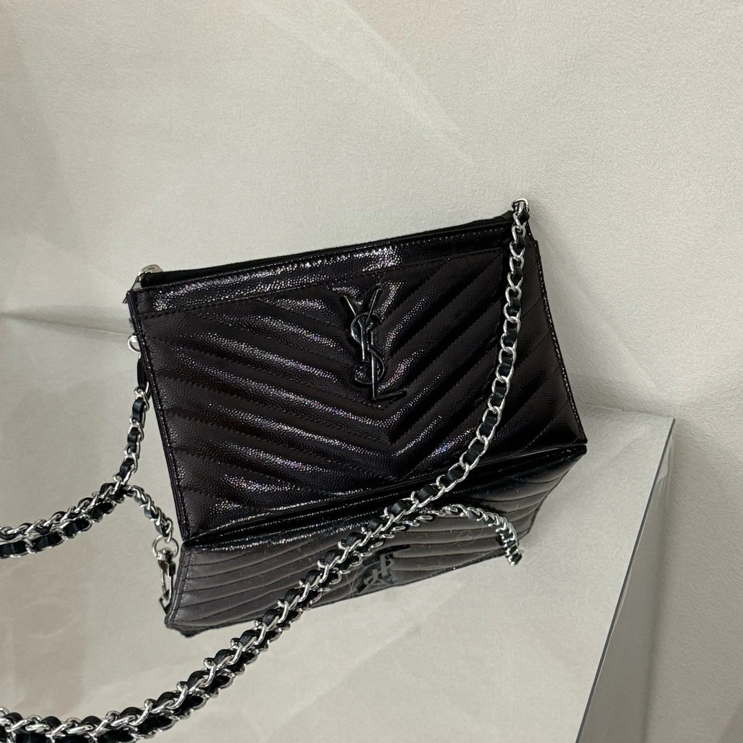 95新 YSL/圣罗兰 ysl圣罗兰斜挎手拿包/5324660