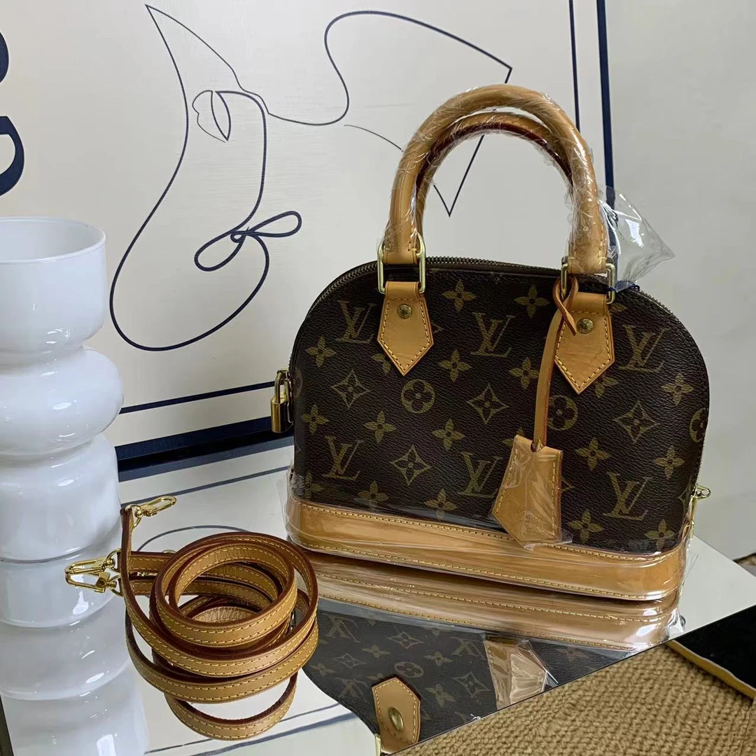 95新 LouisVuitton/路易威登 lv老花贝壳BB/0001