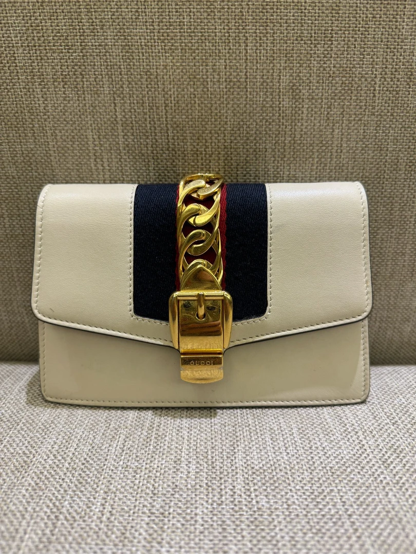 99新 GUCCI/古驰 mini塞尔维亚单肩包/7617826