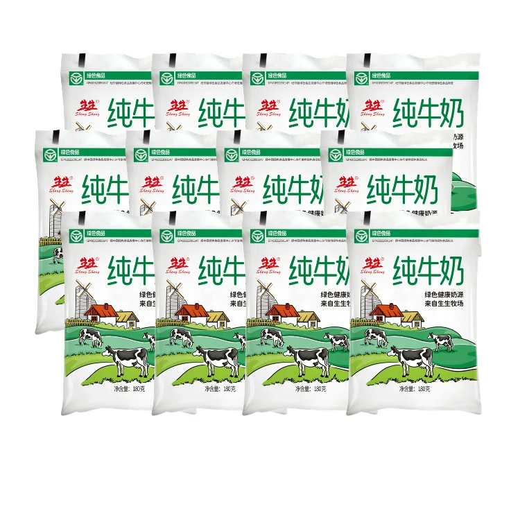 生生牧场纯牛奶 绿色健康奶源 来自生生牧场