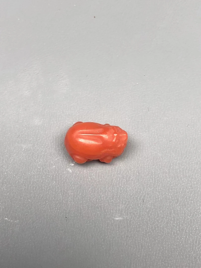 南红冰红貔貅坠尺寸13