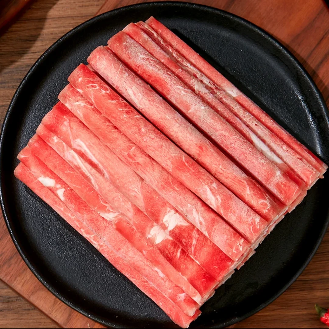 【火锅季福利】原切肥牛卷500g*4盒共4斤牛肉卷酸汤肥牛涮火锅