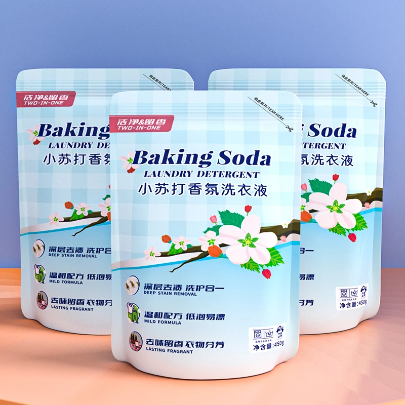 蓝漂竹叶情系列酵素香氛洗衣液450g袋装