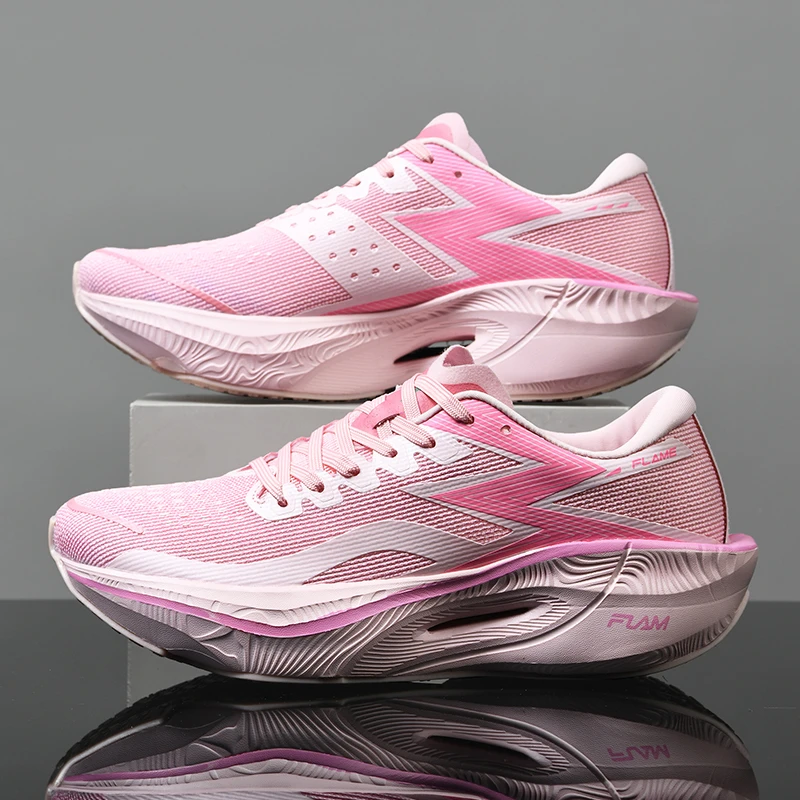 3全掌碳板跑步鞋男女透气耐磨防滑PB跑鞋青少年学生竞速跑鞋