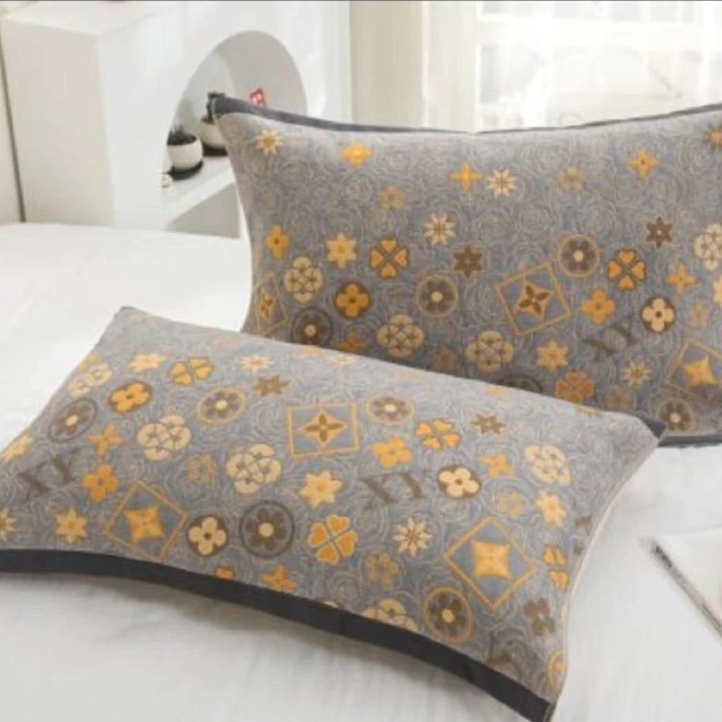 Y【枕巾-路易玫瑰】52*78cm高密枕巾柔软高档透气