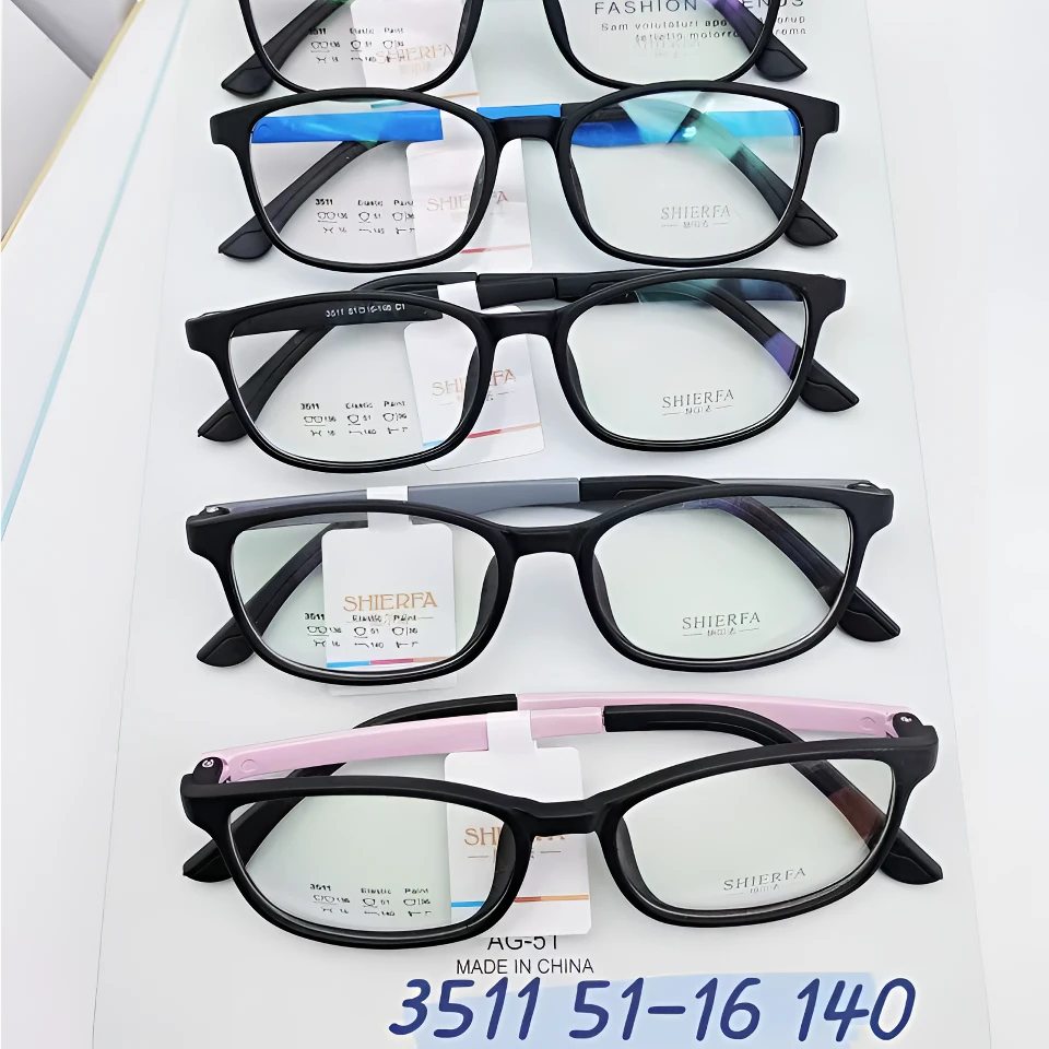 橡皮钛弹性漆系列眼镜 时尚百搭超轻