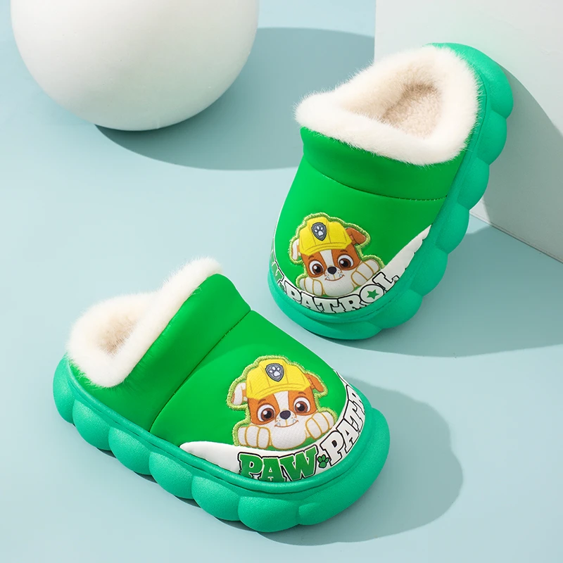 新款冬季儿童棉拖鞋保暖防滑家用室内拖鞋中小童男女宝宝防水棉拖