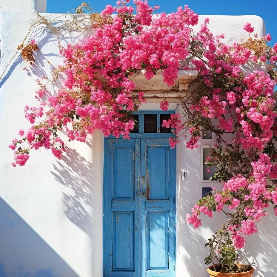 花草 玫红 【彩色三角梅1加仑两盆组合】福利一物一拍彩色三角梅