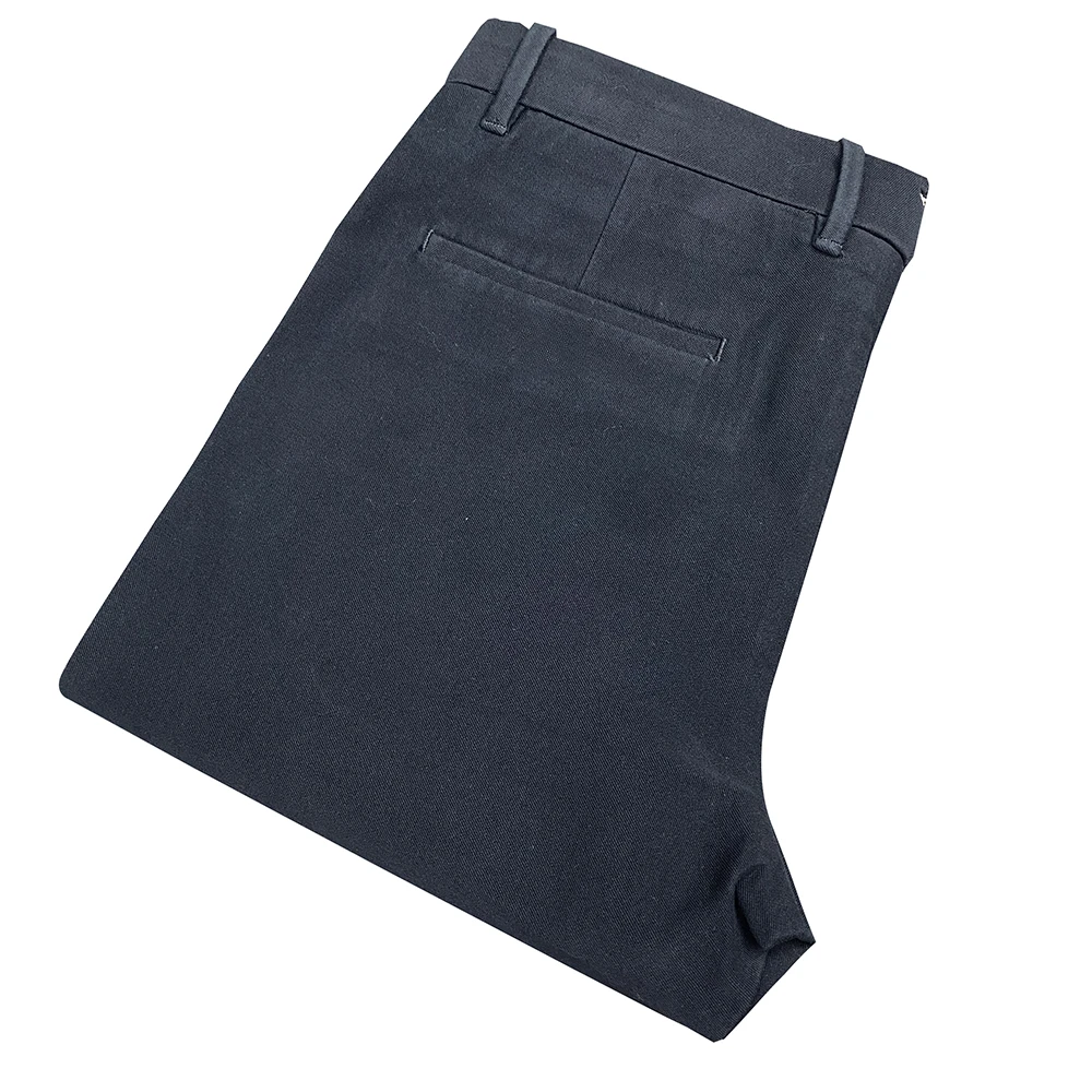 鸟【经典必入】黑色净版男士春秋微做旧百搭长绒棉微弹休闲裤XK147