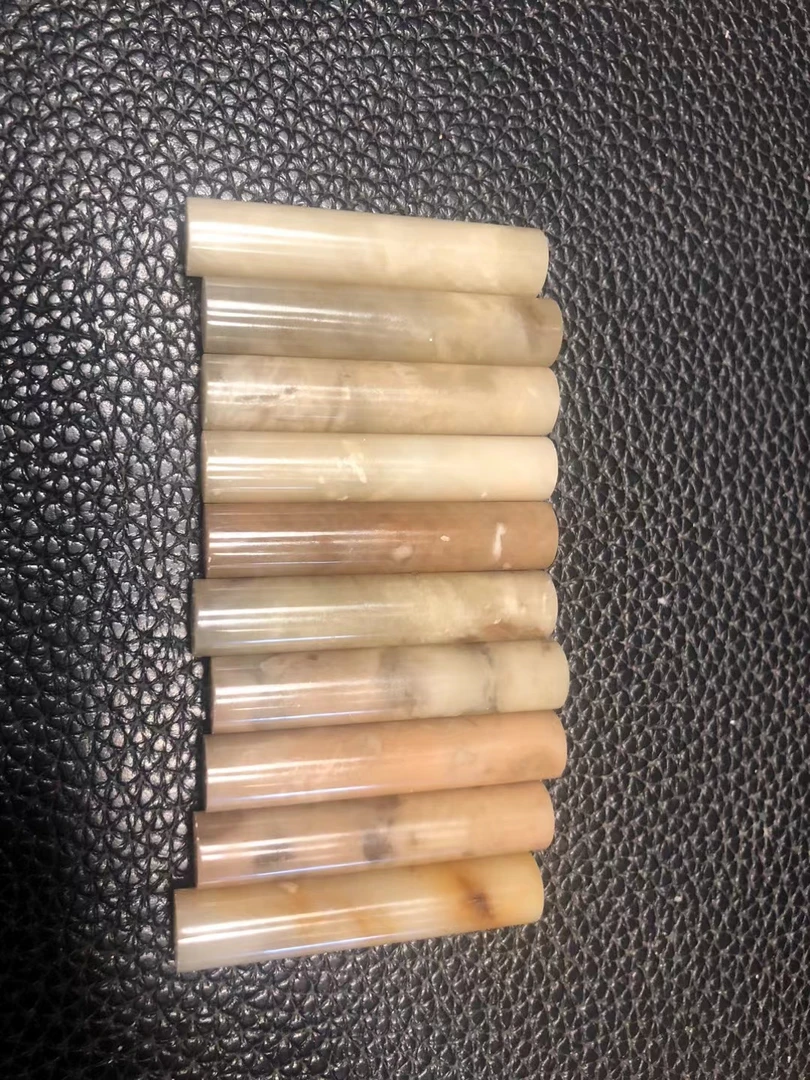 伊利石圆章一组10枚直径1.0，高5