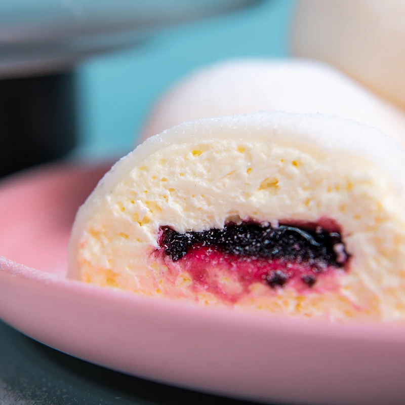 圣士雪媚娘糍粑糯米团动物奶油鲜果肉买10枚送2枚