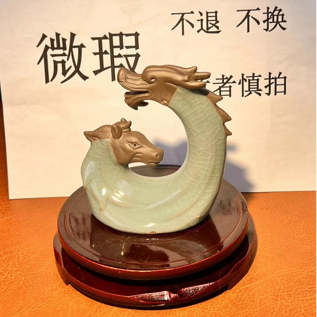 微瑕匠器紫砂茶道手工茶宠十二生肖家居摆件70陶瓷创意中式高档