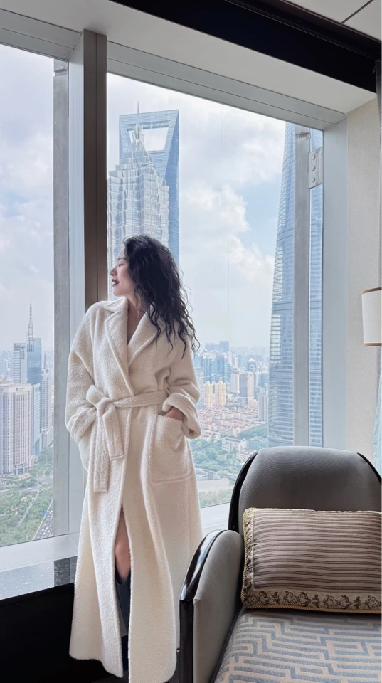 MIRROR 【涛姐精选】高级定制收藏级进口羊驼毛大衣