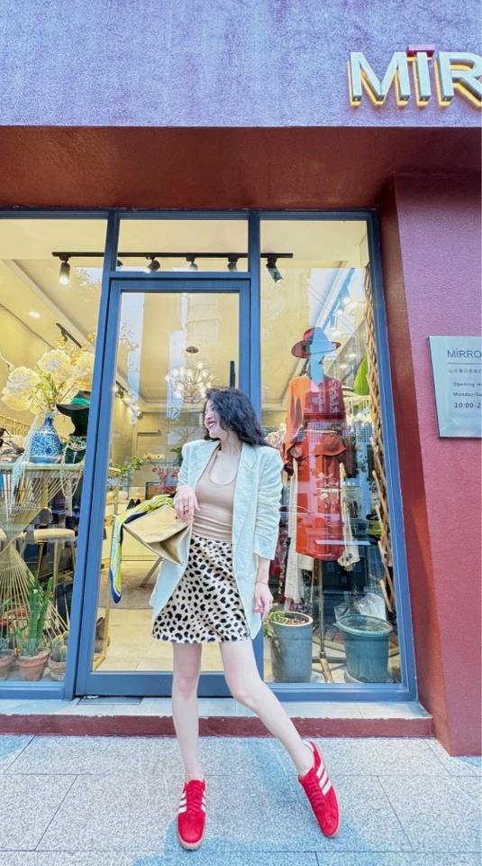 MIRROR （涛姐精选）小时代时髦豹纹短裙