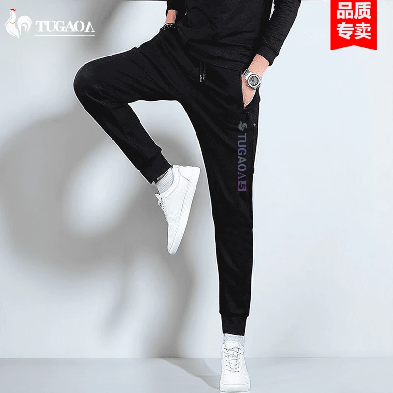 中年大码春夏季运动休闲裤男款裤子官方正品束脚跑步冰丝薄款长裤