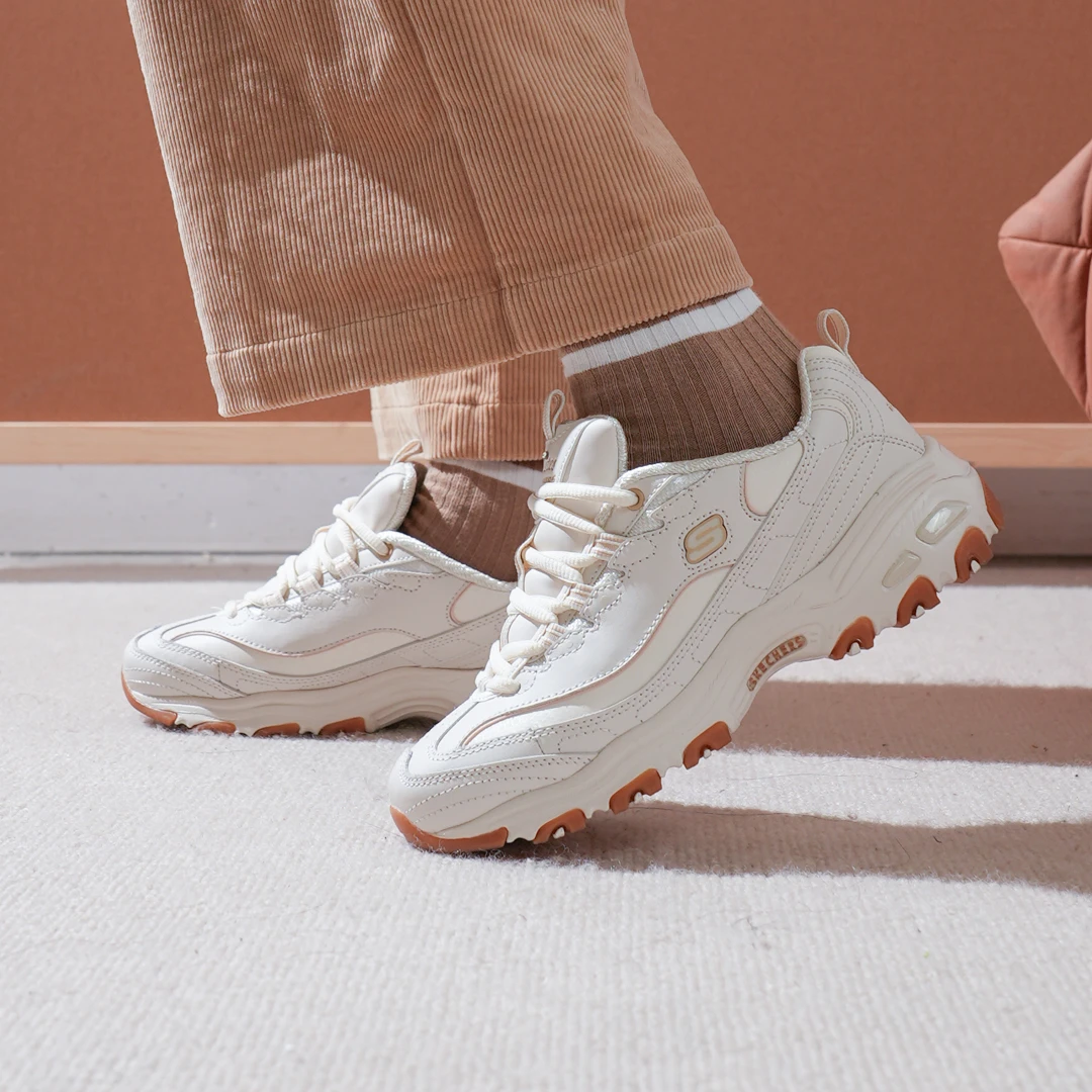【美拉熊】Skechers斯凯奇夏季女款百搭厚底增高老爹鞋休闲运动鞋
