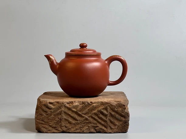 鸣远莲子壶，赵庄朱泥，全手工制作，华老师工作室出品。
