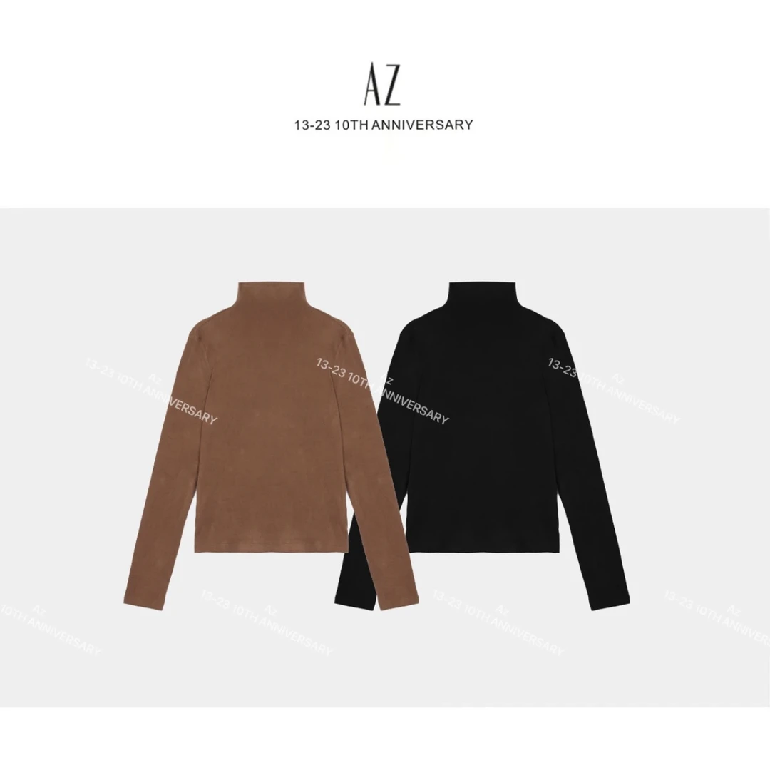 LIS&Az-生巧高领上衣 248341