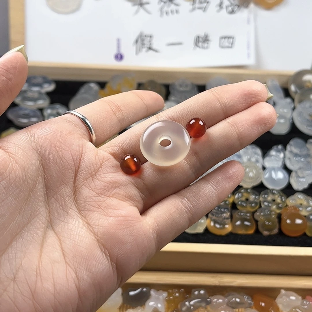 玛瑙/玉髓手镯合金娟*吖