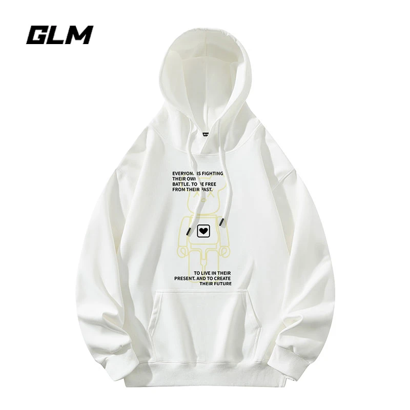 2025新款春秋男士卫衣连帽衣服重磅秋冬款男装青少年潮牌男生外套