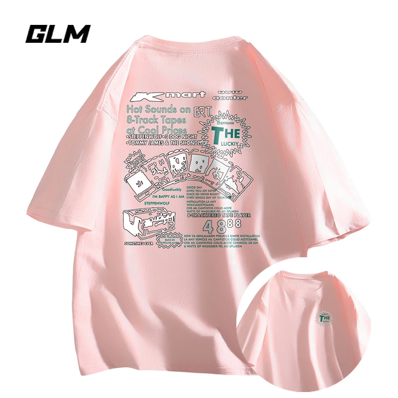 潮牌半袖男士短袖t恤男装衣服夏季纯棉白色内搭大学生品质打底衫