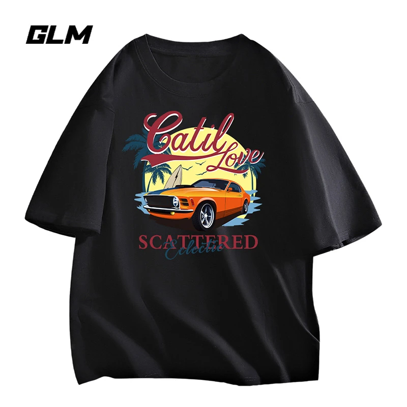 潮牌半袖男士短袖t恤男装衣服夏季纯棉白色内搭大学生品质打底衫