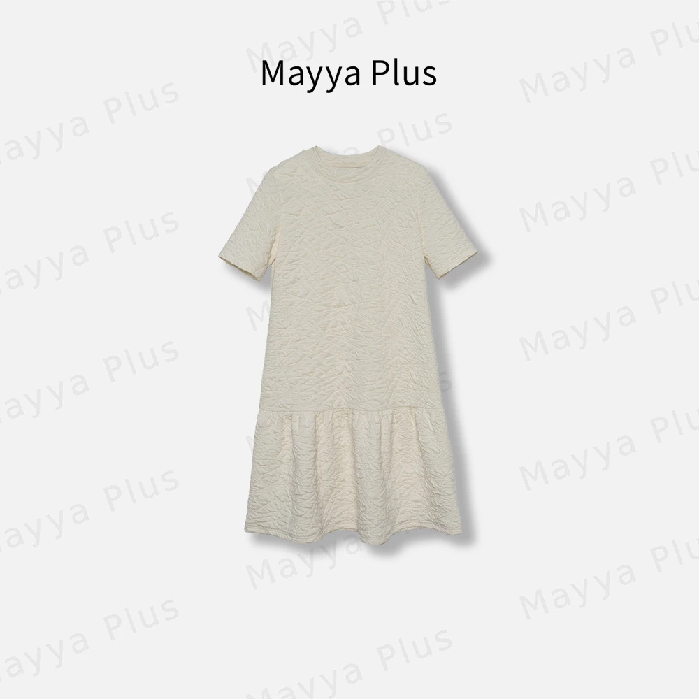 【一见钟情】Mayya Plus麦芽定制轻奢气质显瘦款针织连衣裙32417538