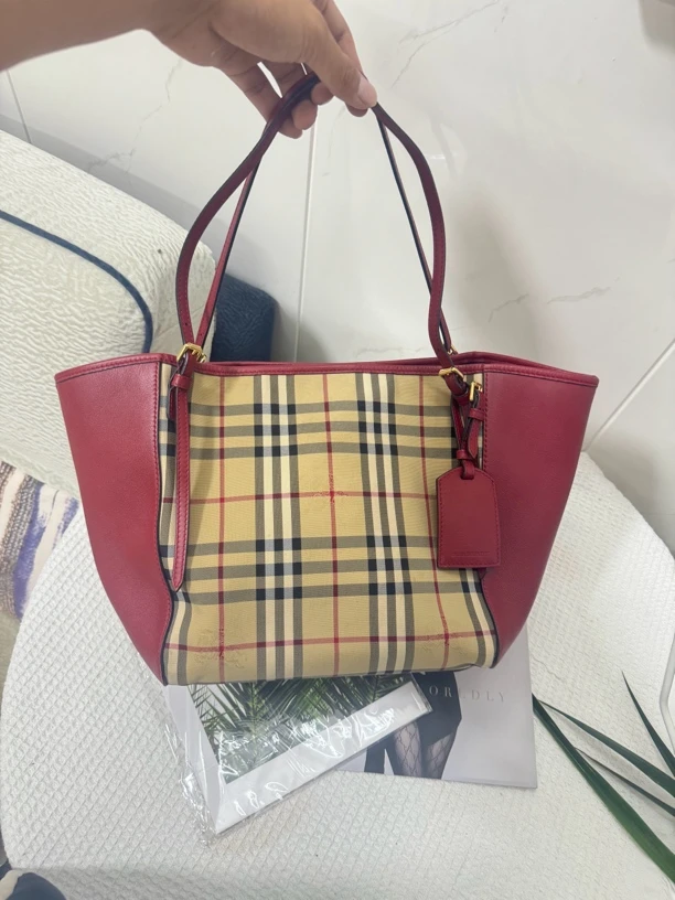 95新 BURBERRY/博柏利 巴宝莉托特