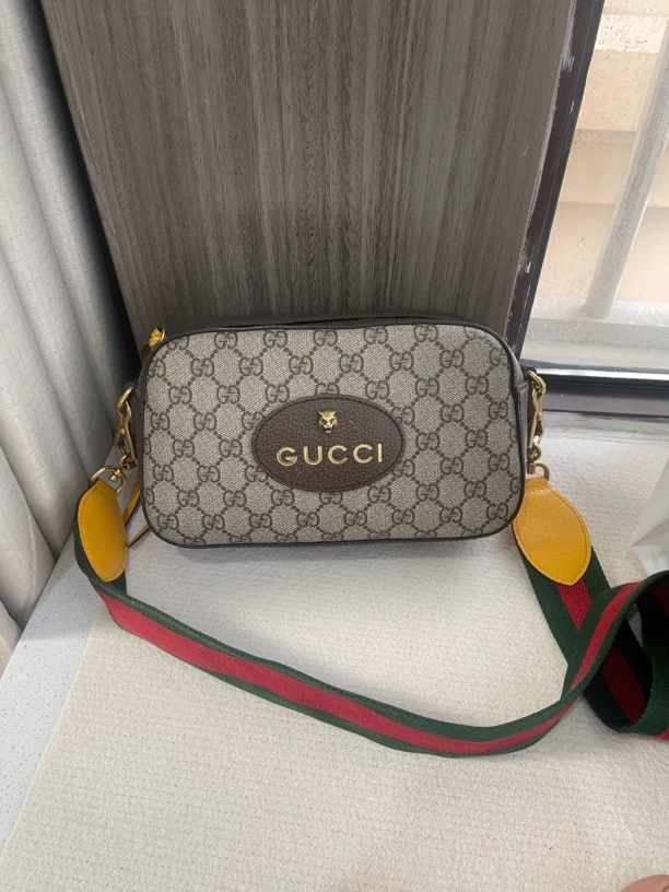 95新 GUCCI/古驰 古驰虎头相机包