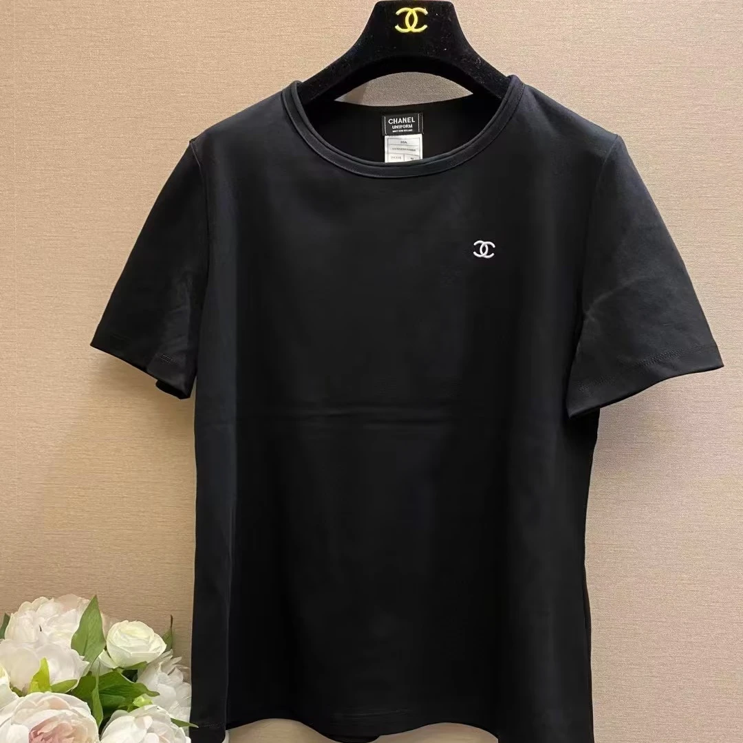 全新未使用 Chanel/香奈儿 Chanel 员工服全新新款女款黑色T恤