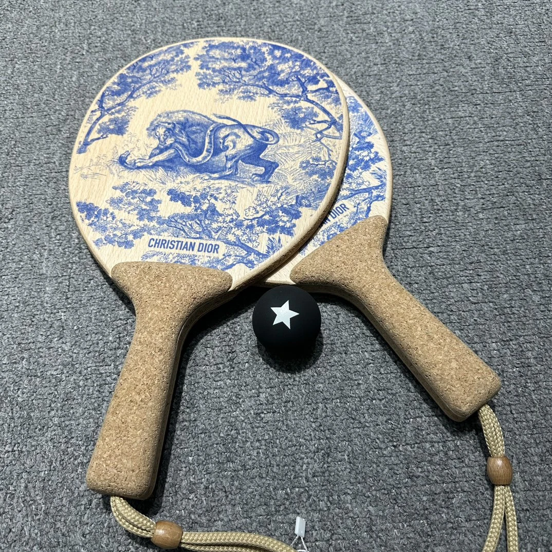 全新未使用 DIOR/迪奥 家居系列蓝色沙滩球拍