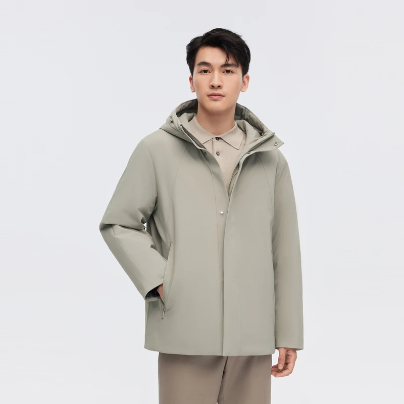 波司登羽绒服男冬季商务通勤时尚高品质防风保暖90鹅绒短外套4127