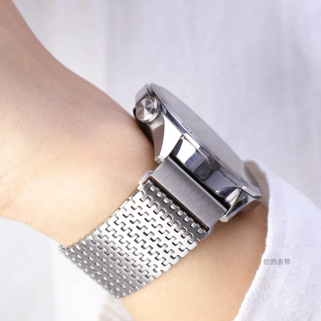 适用华为GT6/ProGT4手表带2/3pro米兰金属编织不锈钢Watch5磁吸