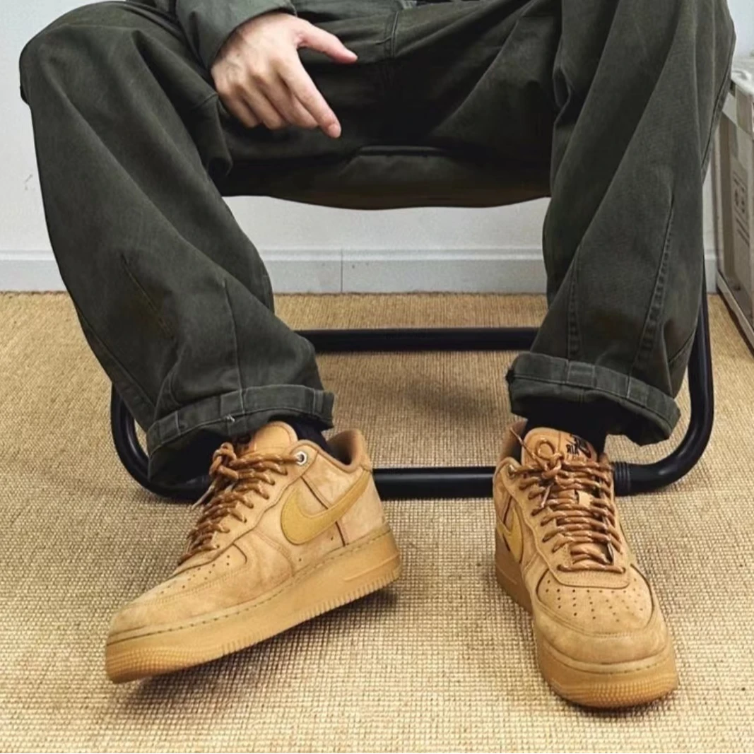 【红谷苏宁NK RISE】耐克AF1 男时尚复古小麦低帮运动板鞋CJ9179200