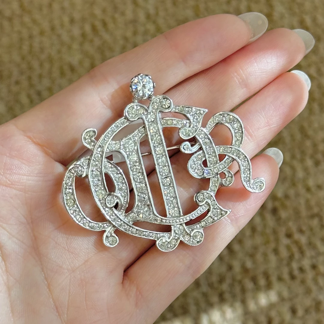 95新 DIOR/迪奥 迪奥南瓜马车钻款胸针