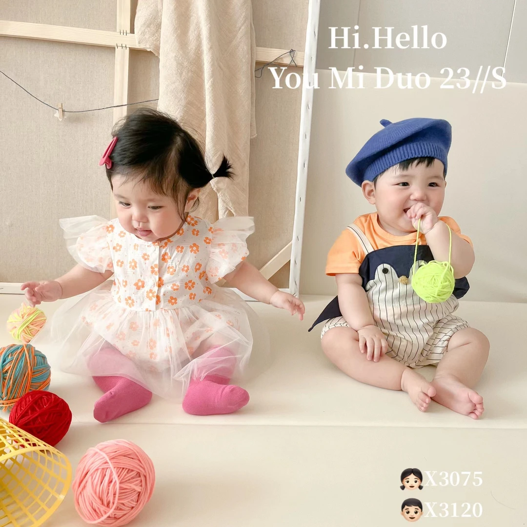 【YMD1292】  冬季男女宝宝婴幼儿爬服连体哈衣