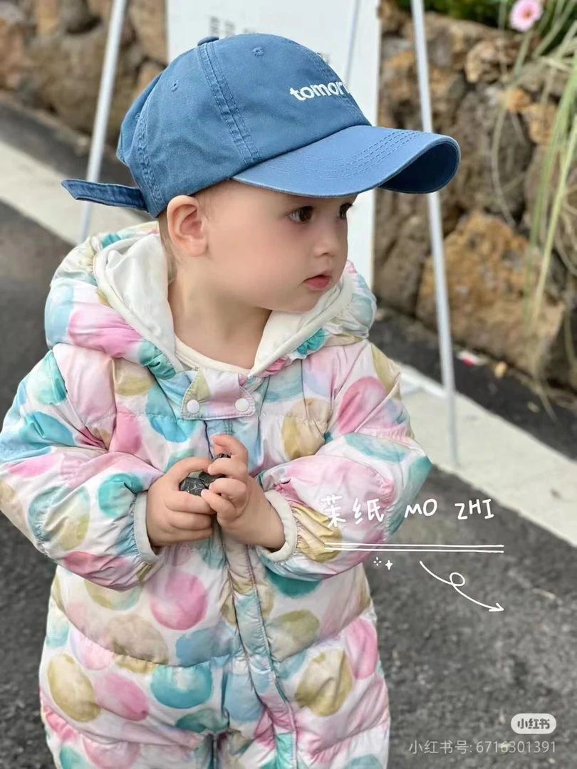 （46402彩色泡泡）羽荣湖男女宝宝婴幼儿爬服连体哈衣